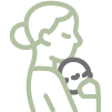Das ist ein Icon für Cranio Sacral Balancing für stillende Mütter bei Familiennest Nadja Affenzeller
