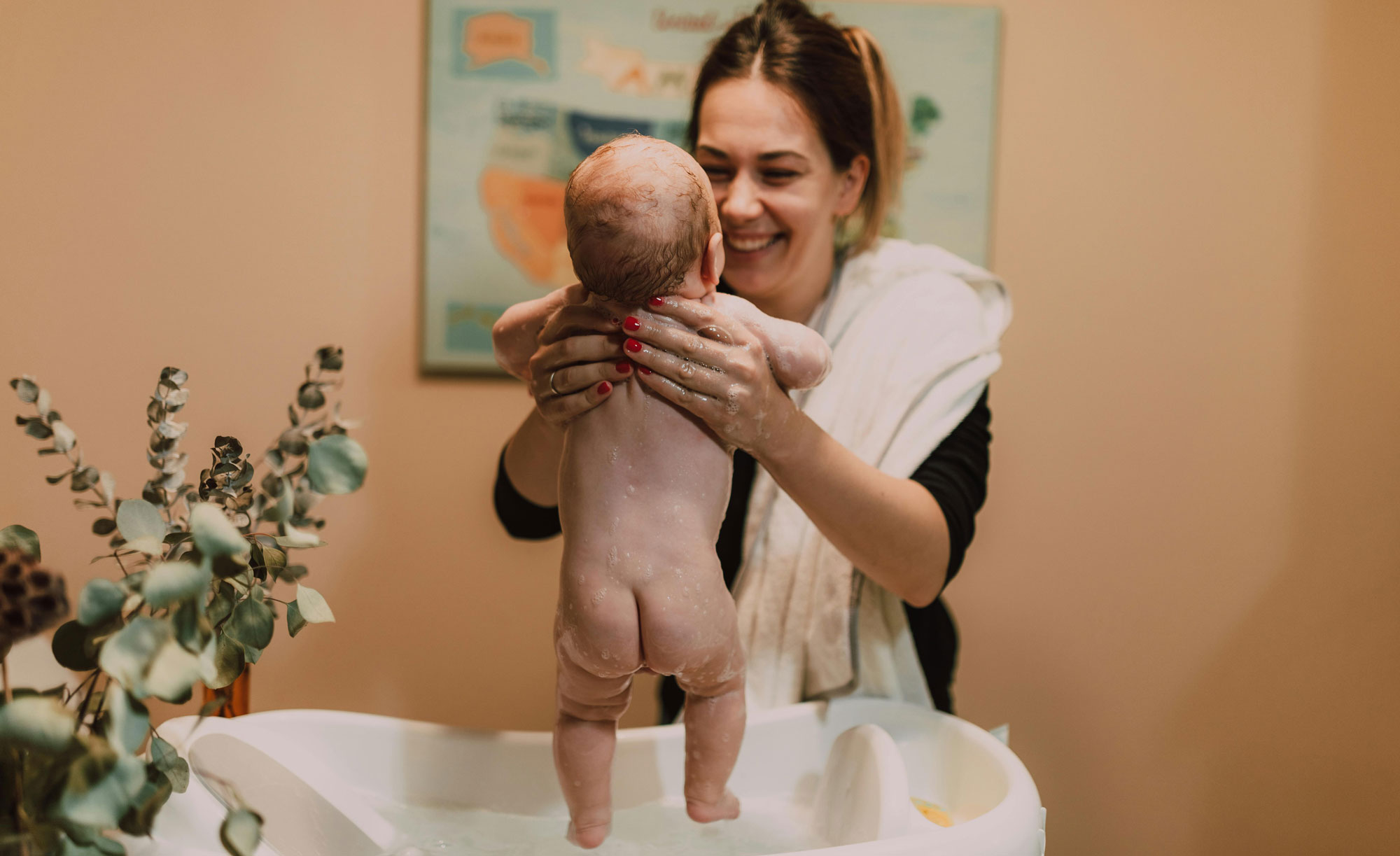 Trockenheit, Rötungen, Juckreiz bei der Baby Schlafanalyse von Familiennest