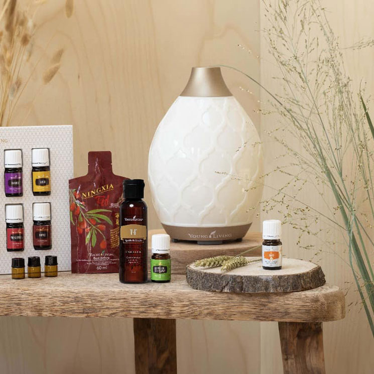 Desert Mist Diffuser im Starterset für Aromatherapie 