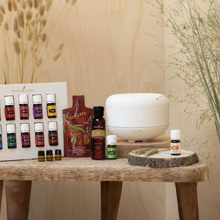 Macaron Diffuser aus Keramik im Starterset Aromatherapie von Familiennest